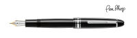 Mont Blanc Meisterstück LeGrand Traveller Black Precious Resin / Platinum-Plated Vulpennen