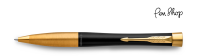 Parker Urban Muted Black / Gold Plated Balpennen