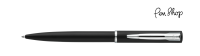 Waterman Allure Black / Chrome Plated Balpennen