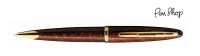 Waterman Carene Marine Amber / Gold Plated Balpennen