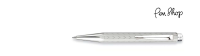 Caran d'Ache Ecridor XS Chevron / Silver-Plated Balpennen