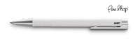 Lamy Logo White / Chrome Plated Balpennen