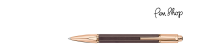 Caran d'Ache Varius Ebony / Rose Gold Balpennen