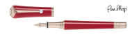 Mont Blanc Muses Marylin Monroe / Red / Platinum Plated Vulpennen