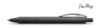 Faber-Castell Essentio Black / Chrome Plated Balpennen