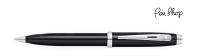 Sheaffer 100 Chrome / Glossy Black Balpennen