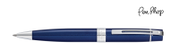 Sheaffer 300 Glossy Blue / Chrome Plated Balpennen