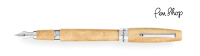 Montegrappa Felicità Caramel Gold / Chrome Plated Vulpennen