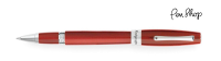 Montegrappa Felicità Red Velvet / Chrome Plated Rollerballs