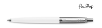 Parker Jotter Originals White / Chrome Plated Balpennen