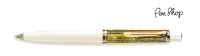 Pelikan Souverän 400 Ivory / Tortoise Brown / Gold Plated Balpennen