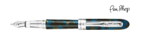 Conklin Minigraph Baltic Blue / Chrome Plated Vulpennen