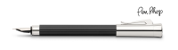Graf von Faber-Castell Tamitio Black / Brushed Steel Vulpennen