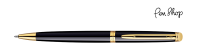 Waterman Hemisphere Laque Black / Gold Plated Balpennen