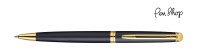 Waterman Hemisphere Matt Black / Gold Plated Balpennen