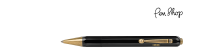 Mont Blanc Heritage Egyptomania Black Precious Resin / Gold Plated Balpennen