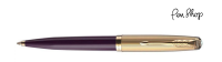 Parker 51 Relaunch  51 Deluxe / Plum / Gold Plated Balpennen