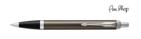 Parker IM Dark Espresso / Chrome Plated Balpennen