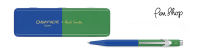 Caran d'Ache 849 Paul Smith Edition 4 Cobalt Blue / Emerald Green Balpennen