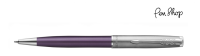 Parker Sonnet Essential Sandblasted Steel / Violet / Chrome Plated Balpennen