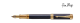 Prestige Blue Chevron / Gold Plated