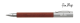 Pear Wood  / Chrome Plated
