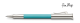Turquoise / Chrome Plated