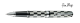 Rome Black White / Chrome Plated