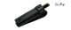 Standard with Flap / Black / 1 Delig