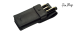 Standerd with Flap / Black / 3 Delig