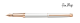 White / Rose Gold Plated