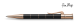 Precious Black Resin / Rose Gold Plated