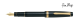 Black / Gold Plated