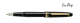 Black Precious Resin / Gold-Plated