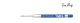 Gel Inkt Refill / Blauw