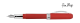 Red / Chrome Plated