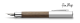 Smoked Oak Wood / Chrome Plated