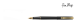 Black Lacquer / Gold Plated