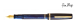 Capri Blue / Gold Plated