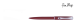 Dark Red / Chrome Plated