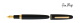Oversized Ebony / Gold Plated