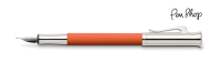 Graf von Faber-Castell Guilloche Colour Concept Burned Orange / Chrome Plated Vulpennen