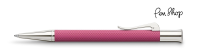 Graf von Faber-Castell Guilloche Colour Concept Electric Pink / Chrome Plated Balpennen