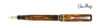 Conklin Duragraph Amber / Chrome Plated Vulpennen