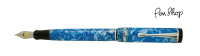 Conklin Duragraph Ice Blue / Chrome Plated Vulpennen