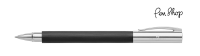 Faber-Castell Ambition Black Resin / Chrome Plated Rollerballs