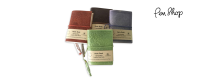 Only Natural Notitieboek '4 Colors' Handcrafted Indian Leather / 4 Colors Notepads