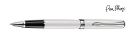 Diplomat Excellence A² Pearl White / Chrome Plated Rollerballs