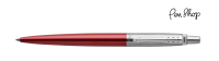 Parker Jotter Kensington Red / Chrome Plated Balpennen