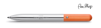Faber-Castell Pocket Pens Orange / Chrome Plated Balpennen